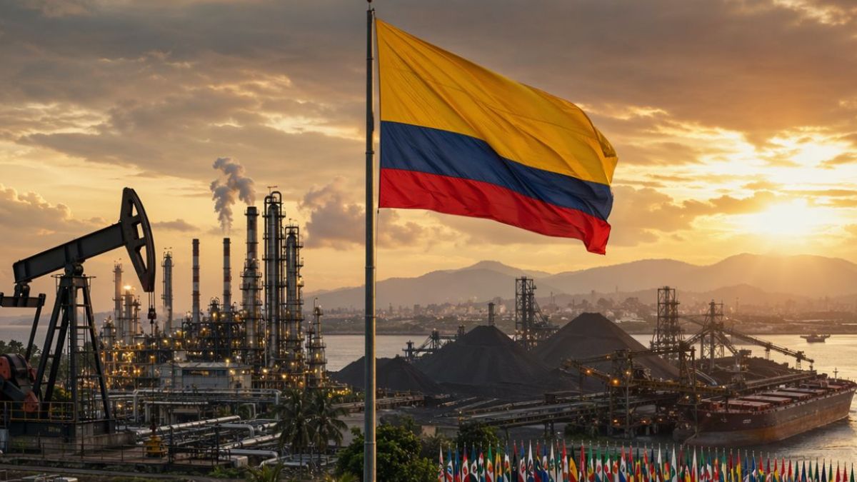 Bandeira da Colômbia representando Conferência sobre Transição Energética