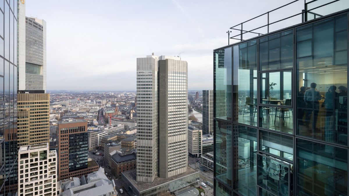 Imagem do Banco Central Europeu, para simbolizar que a Instituição sinaliza juros altos
