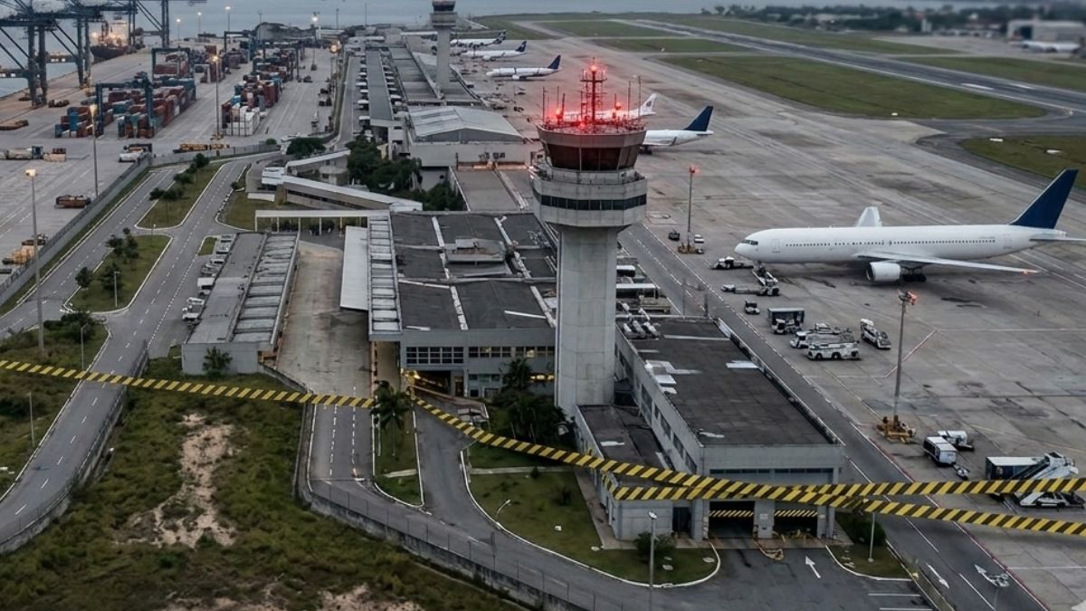 Aeroporto operando sob risco de corte no orçamento da fiscalização