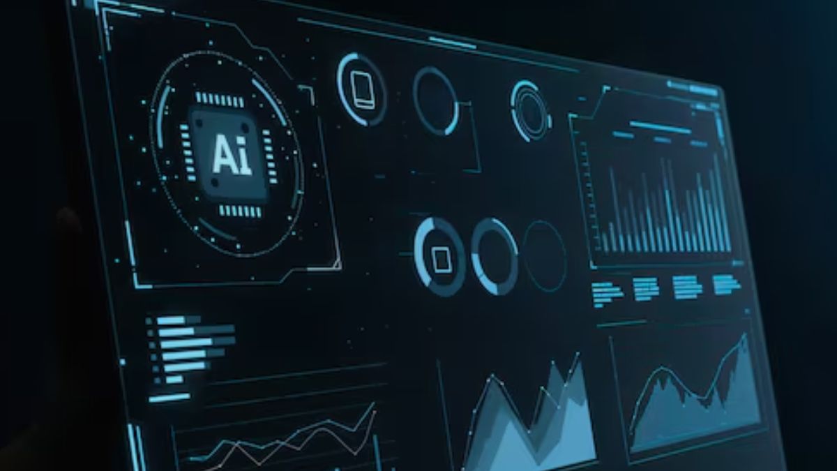 Dashboard de IA, simbolizando que agentes de inteligência artificial atraem investimentos para o Brasil