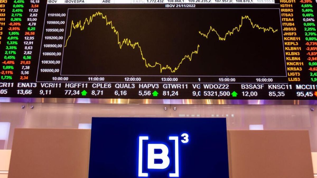 Painel do Ibovespa, para simbolizar a alta diante da expectativa de uma nova pesquisa eleitoral