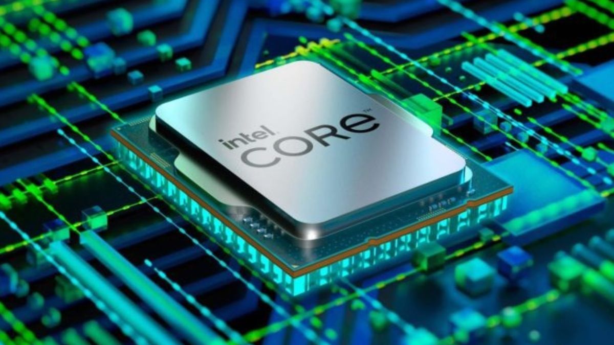 Processador Intel Core em destaque, simbolizando que a empresa perdeu US$ 100 bilhões no mercado
